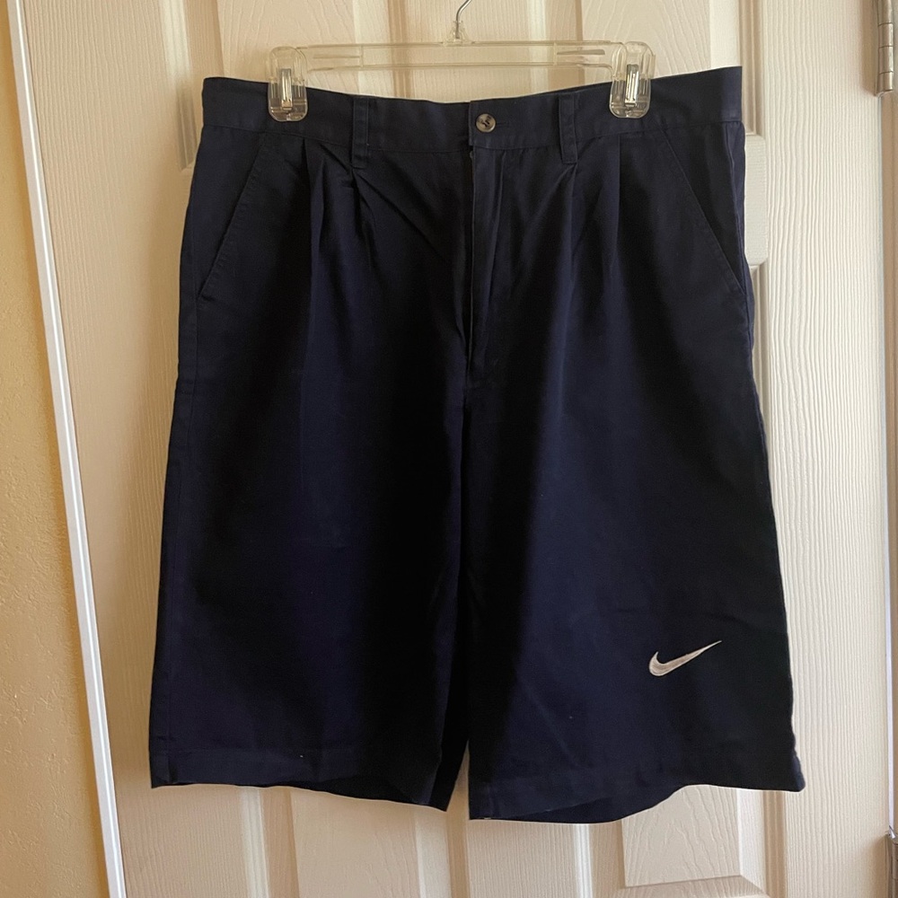 Nike Men's Dark Blue Athletic Shorts